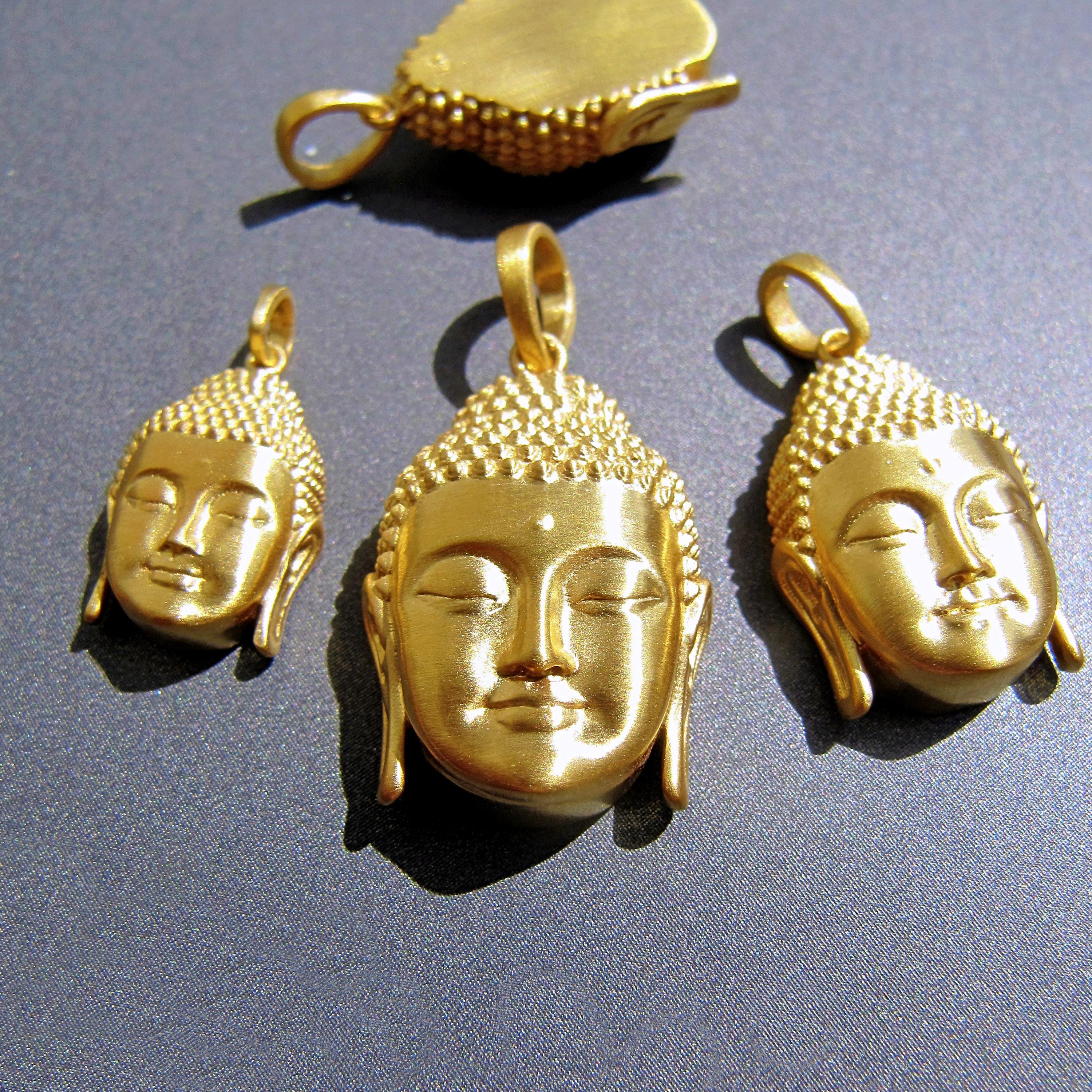 20 Ciondoli Assortiti In Lega Con Testa Di Buddha – Perline Distanziali Vintage Per Gioielli Fai-da-te, Colori Misti