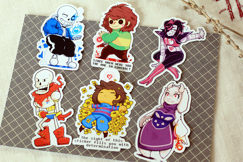 Undertale Characters - Undertale - Sticker