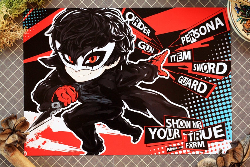 Persona 5 Joker Panther Queen Wallscroll Kunstdrucke Bider Drucke Persona 5 Joker Panther Queen Wallscroll Kunstdrucke Bider Drucke