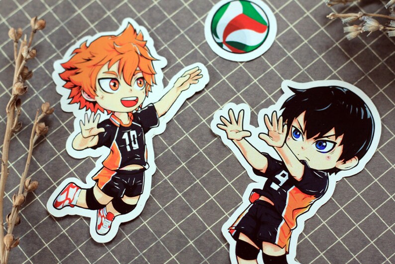 autocollants haikyuu autocollants anime etsy