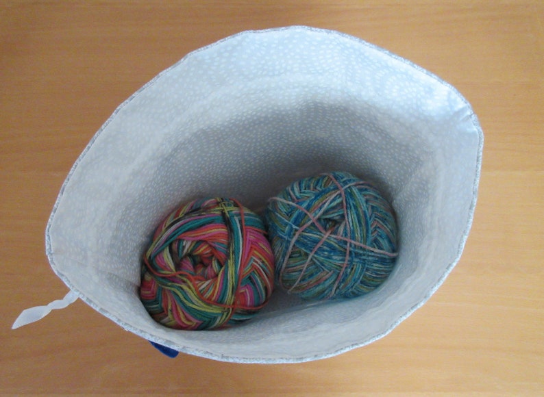 Medium Turtle Dove Sock SackProject Bag
