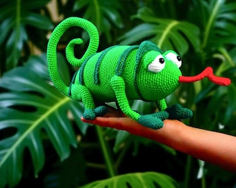 Crochet Pattern - Chameleon Maik