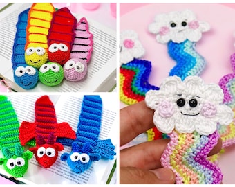 Crochet Pattern - 3 Bookmarks Economy Set