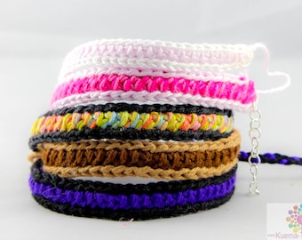 Crochet pattern - Trendy ladder arm / foot band DE