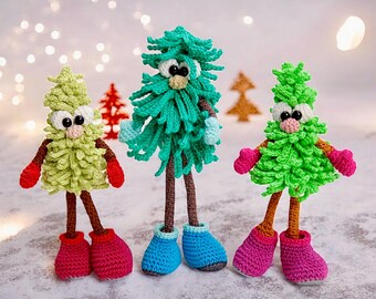 Crochet Pattern - "Christmas Trees To Go"