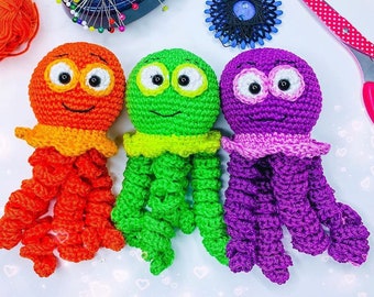 Crochet Pattern - Funny Jellyfish Tentacolus