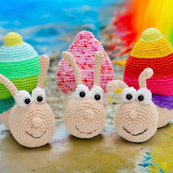 Crochet Pattern - Sweet Snail Küma