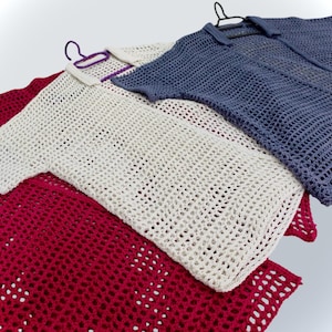 Crochet Pattern - Lightweight Summer Shirt Unisex