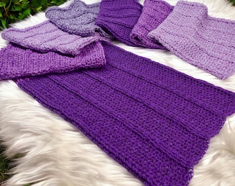 Crochet Pattern - Orchid Infinity Scarf