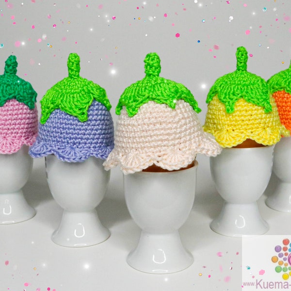 Crochet Patterns - Flower Egg Warmer