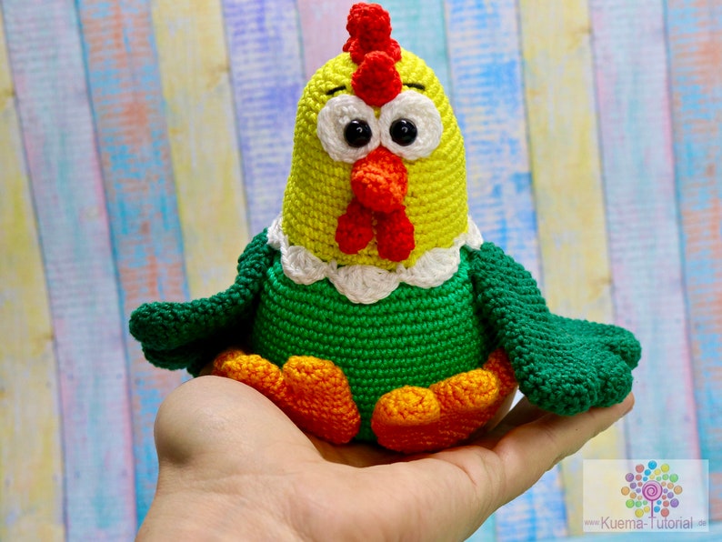 Crochet Pattern Big Fat Chicken imagem 4