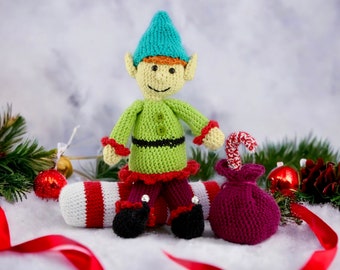 Crochet Pattern - Cute Christmas Elf