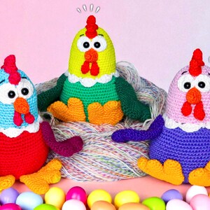 Crochet Pattern - Big Fat Chicken