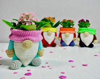 Crochet Pattern - Gnome Container