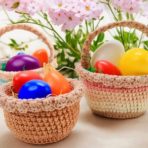 Crochet pattern - Individual decorative basket | Easter basket | Utensilo