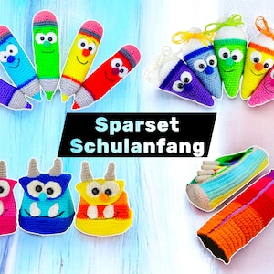 Crochet Pattern - Back-to-School Value Set