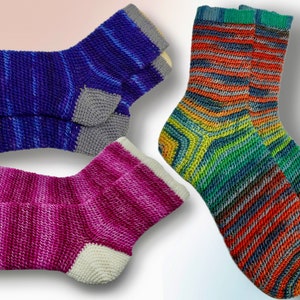 Crochet Pattern - Kümas elastic fantastic crocheted socks