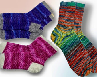 Crochet Pattern - Kümas elastic fantastic crocheted socks