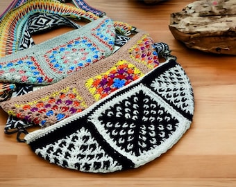 Crochet Pattern - Peafowl Cross Bag | Shoulder Bag | Belt Bag