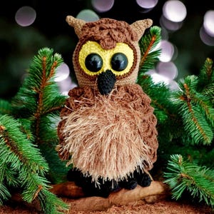 Crochet Pattern - Tawny Owl Waldemar
