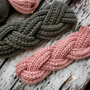 Crochet Pattern - Braided Headband