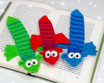 Crochet Pattern - Dragon Bookmark