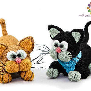 crochet pattern Fluffy Cats image 4