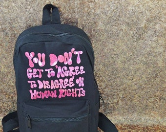 Casual Canvas Shoulder Bag Angry Feminist Laptop Shoulder Bag