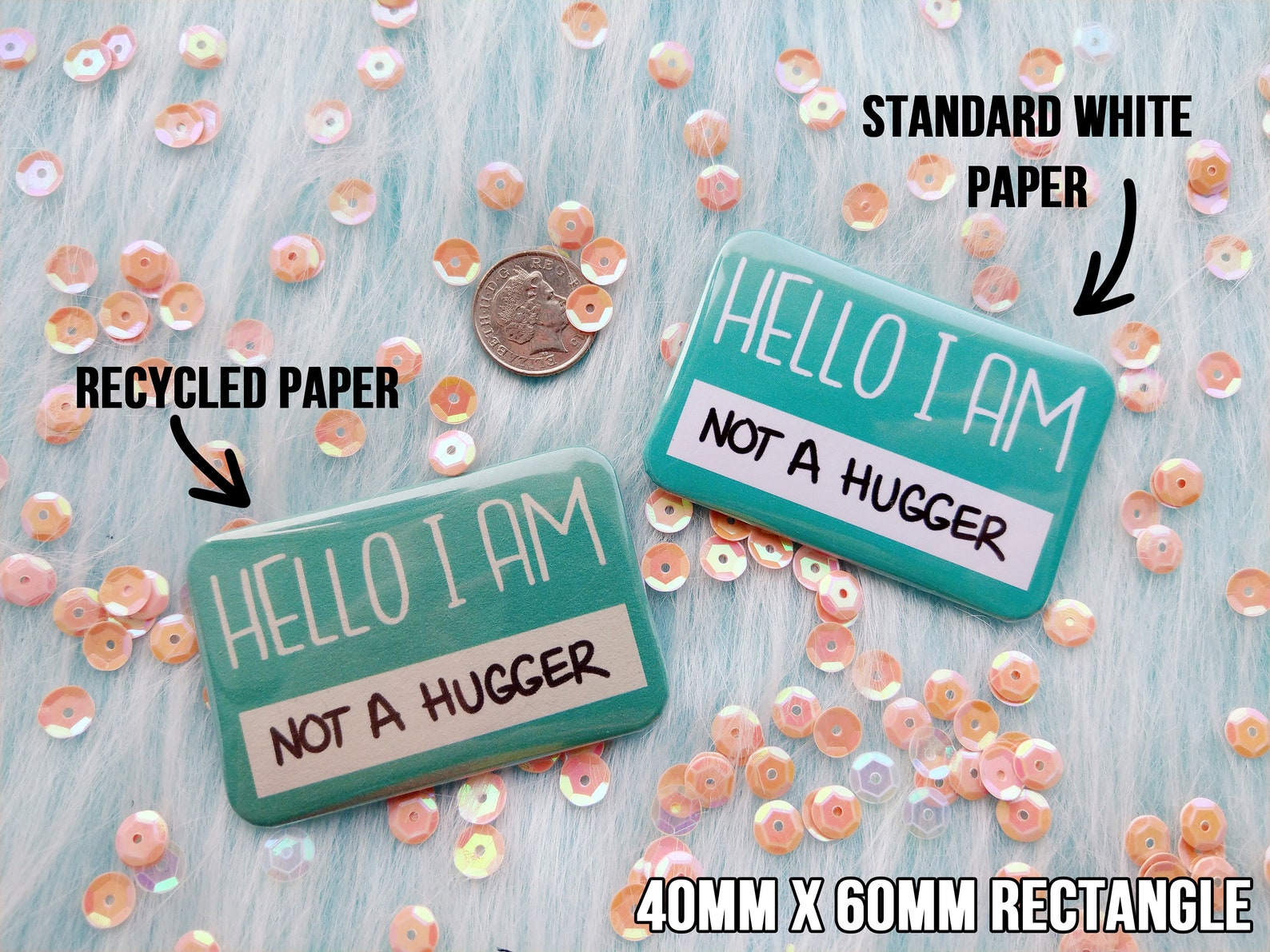 Hello I Am Partially Sighted Badge Disability Aid Pins Etsy
