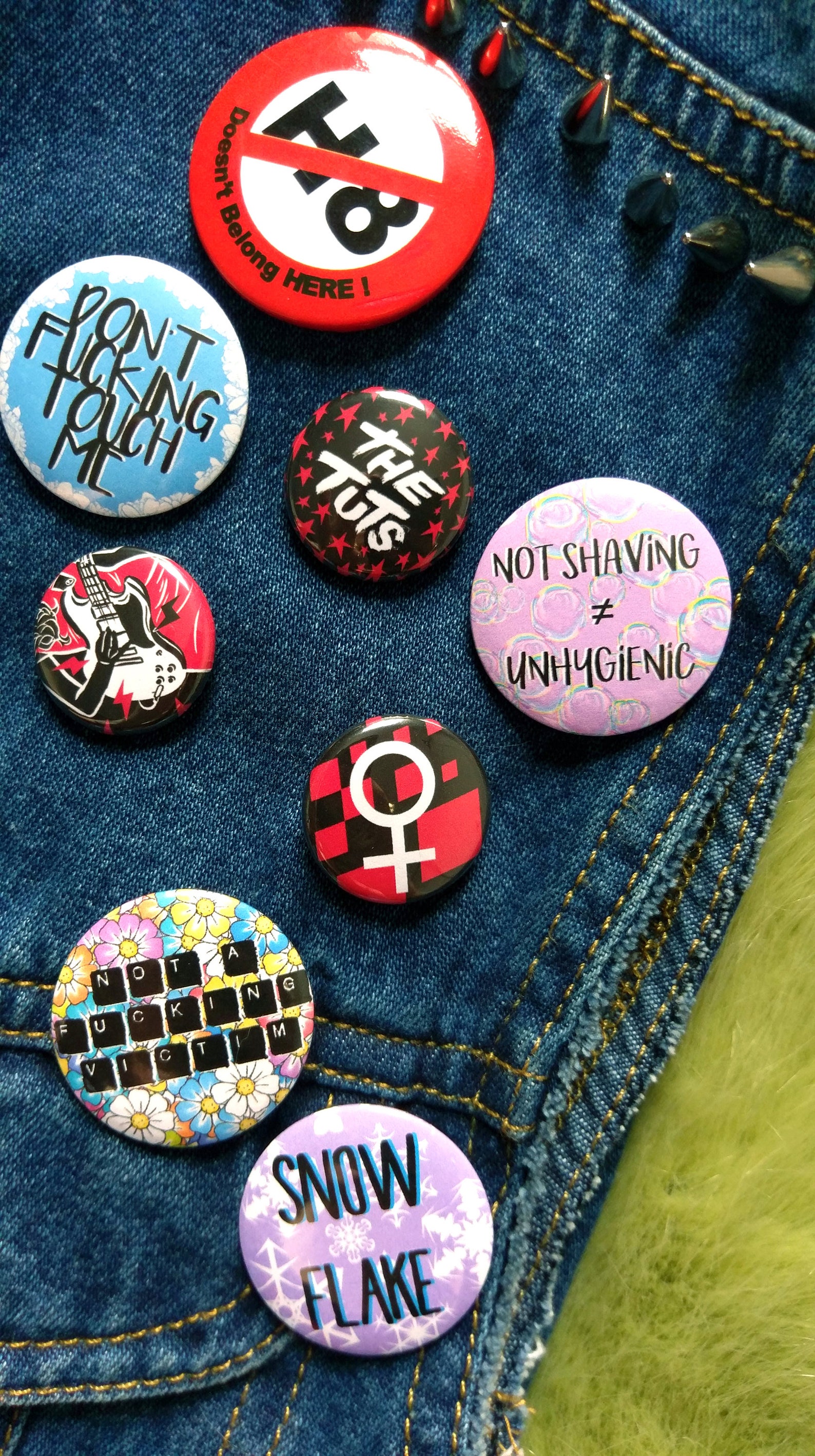 Not Shaving Isn't Unhygienic Badge Feminist Pins Social Etsy