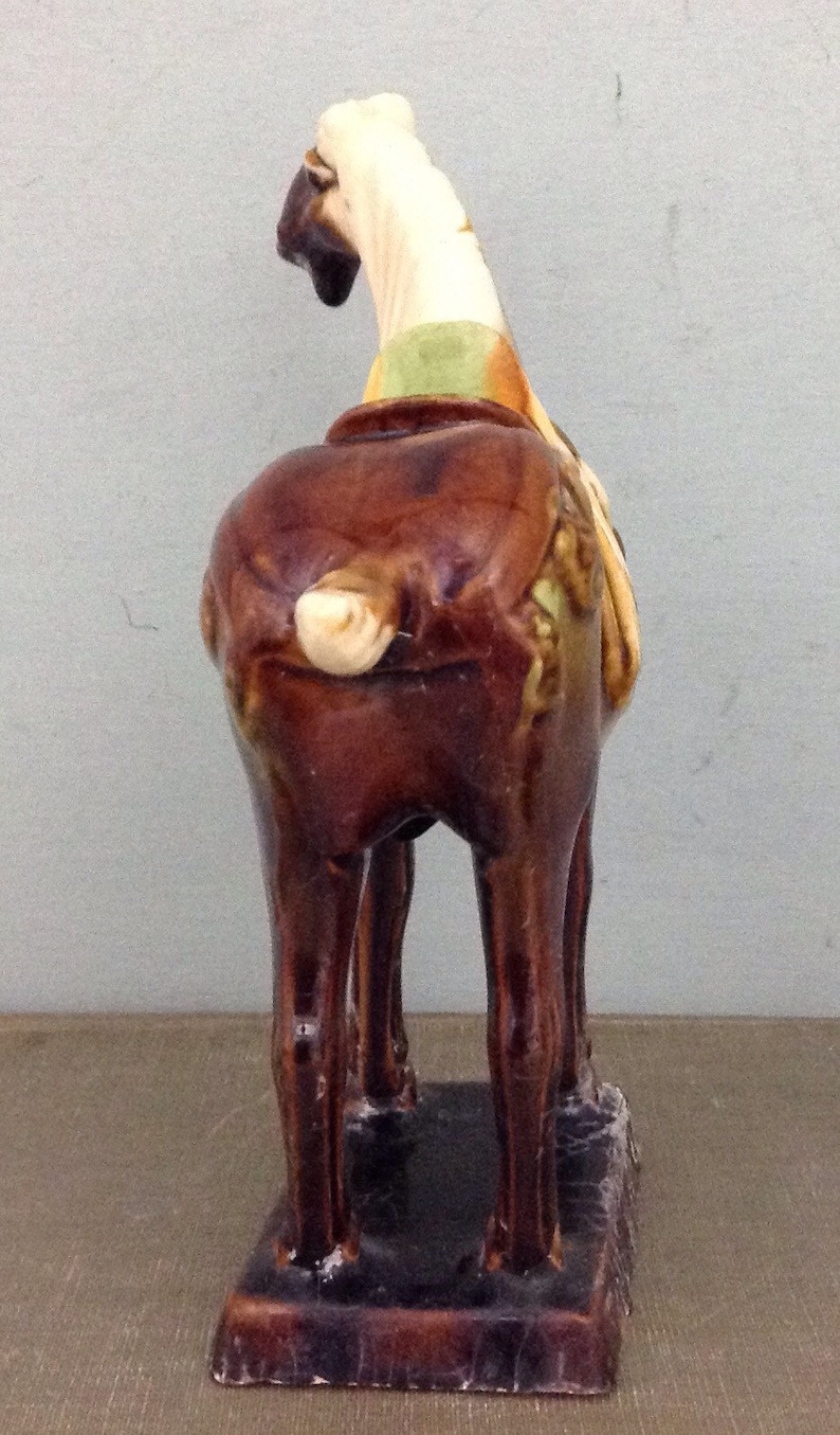 Tang Dynasty Style Horse Figurines Tang Sancai Horse Figurines Etsy