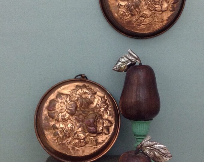 Copper Kitchen Wall Art Gelatin Mold Wall Hanging Copper Jello Etsy