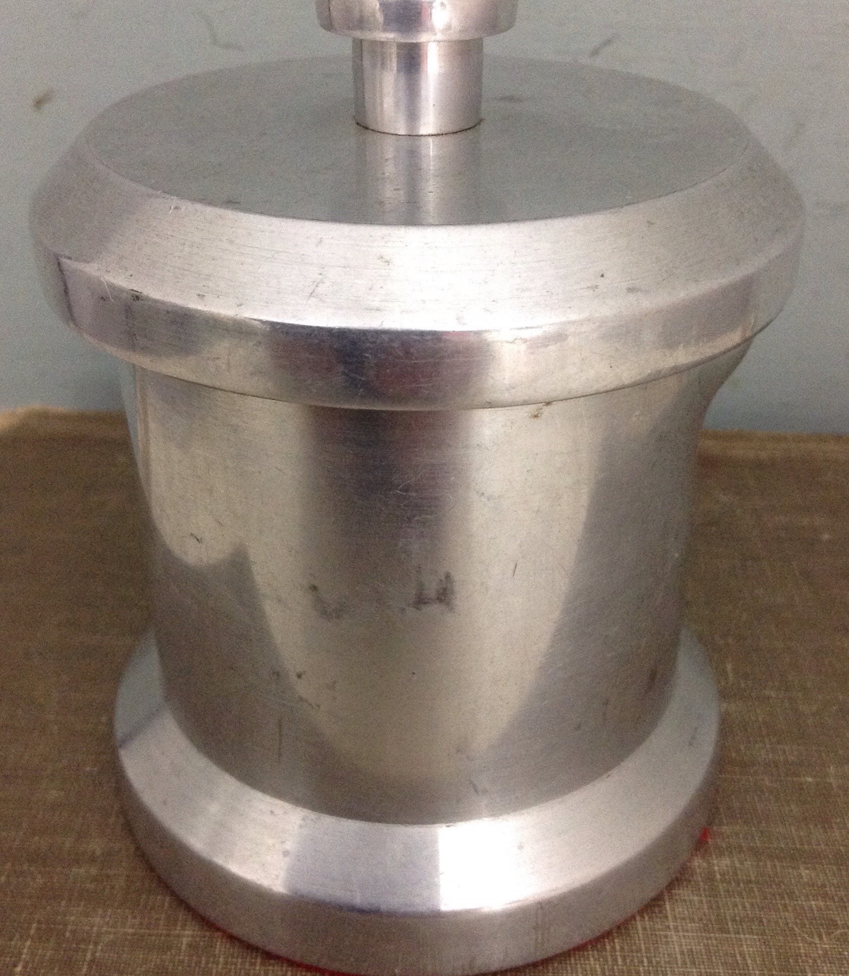 Polished Aluminum Shaving Soap Holder Round Shaving Soap Etsy