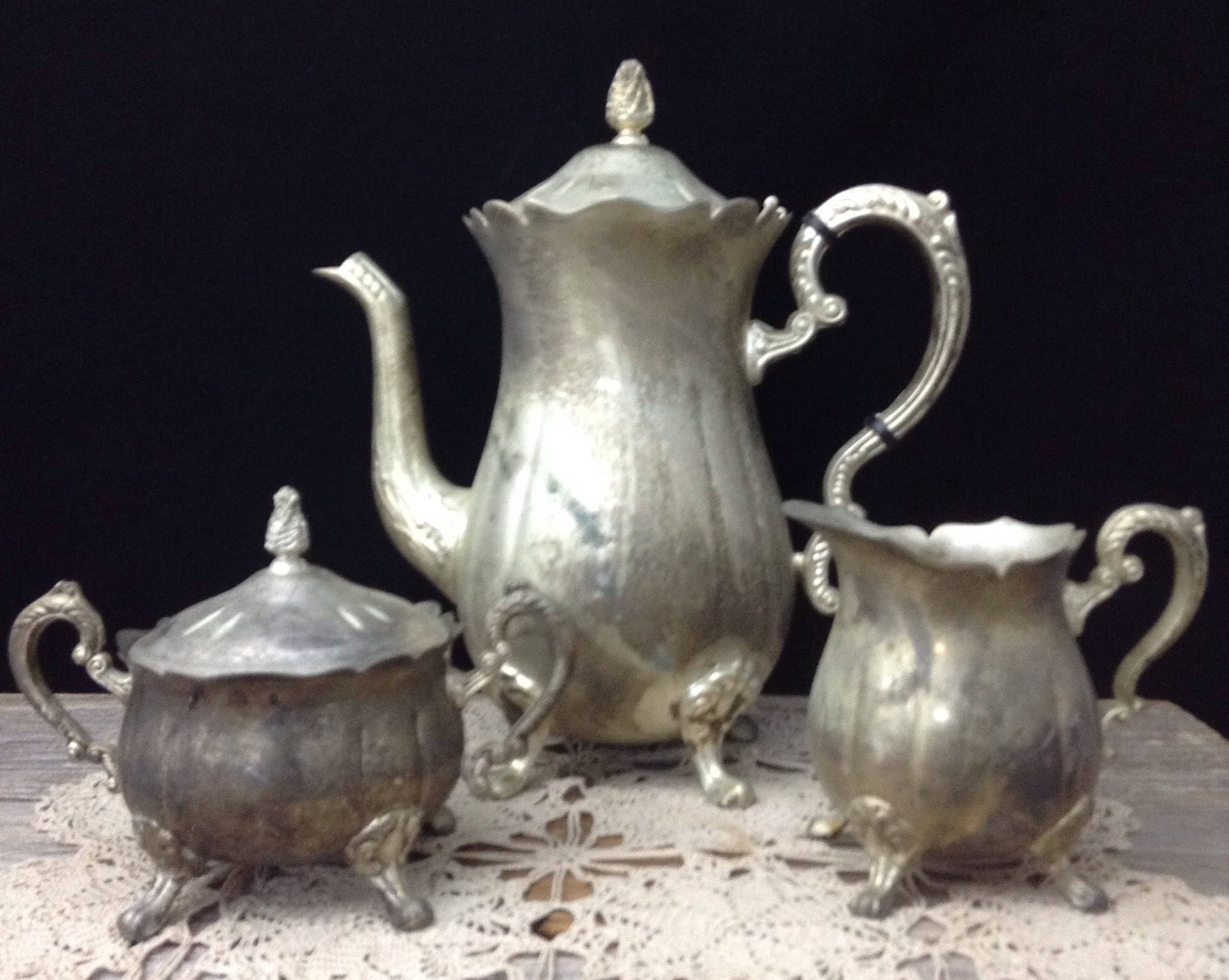 Vintage Coffee Service, Silver Coffee Service, Silver Coffee Pot
