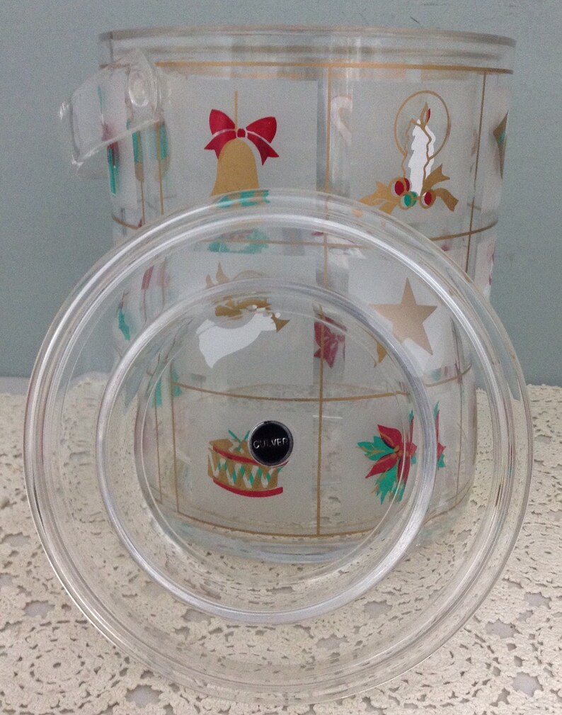 Culver Christmas Holiday Ice Bucket Christmas Potpourri Etsy