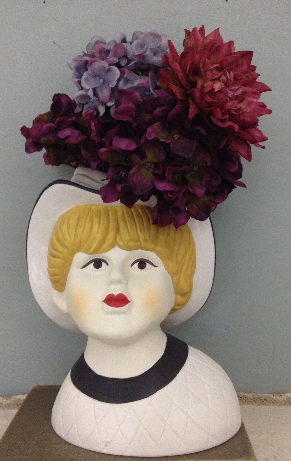 Nippon Head Vase Large Head Vase Hand Painted Nippon Etsy