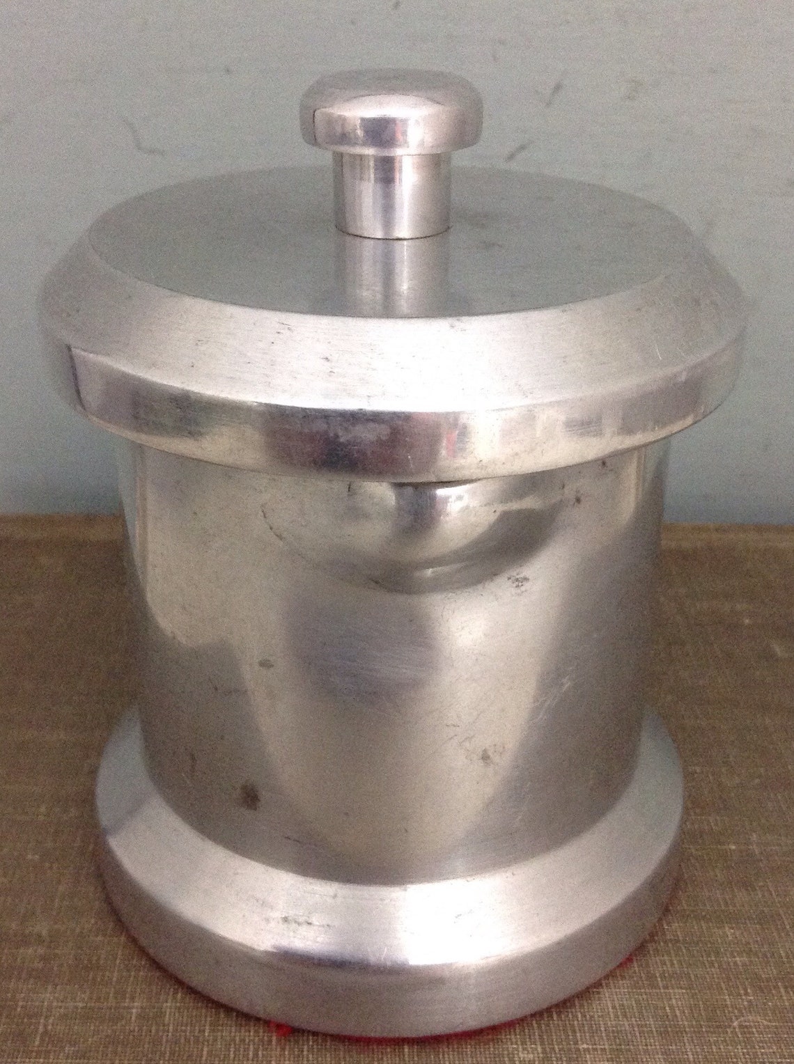 Polished Aluminum Shaving Soap Holder Round Shaving Soap Etsy