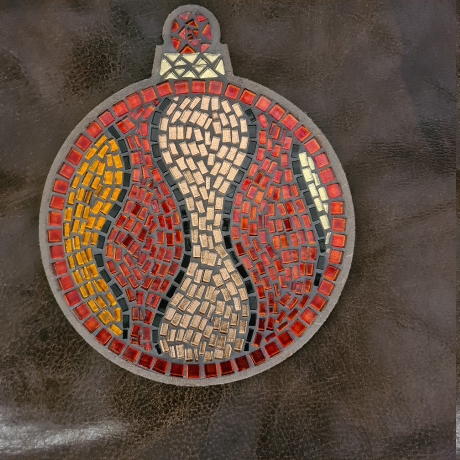 DIY Mosaic Christmas Ornament KIT Etsy