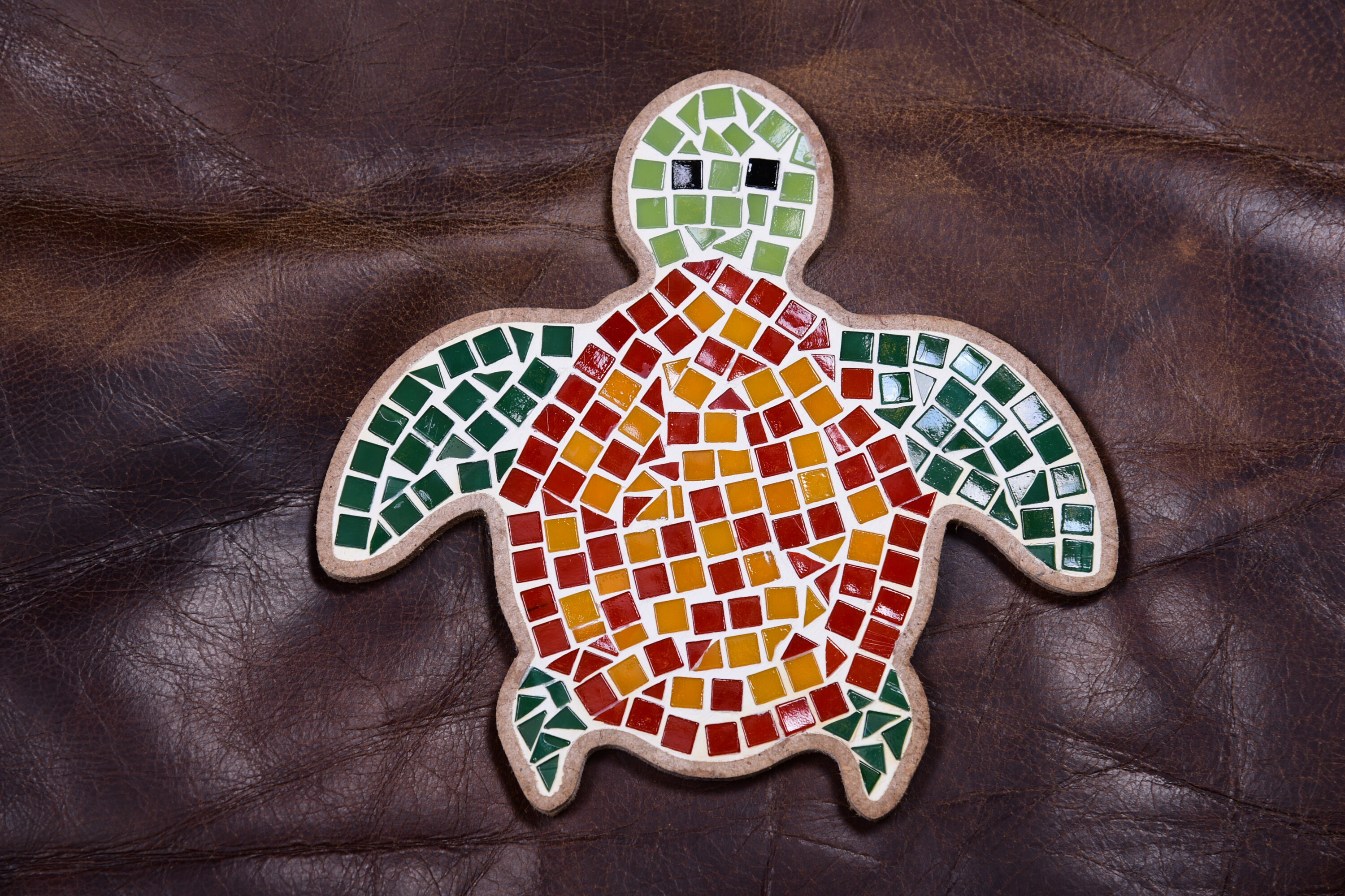 DIY Mosaic Sea Turtle KIT Glass Tiles Crafts Arts Children Etsy Australia
