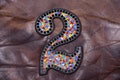 DIY mosaic numbers kits glass tiles crafts arts children adult MDF wood base rainbow colors gift birthday mother'sday Christmas handmade product logo