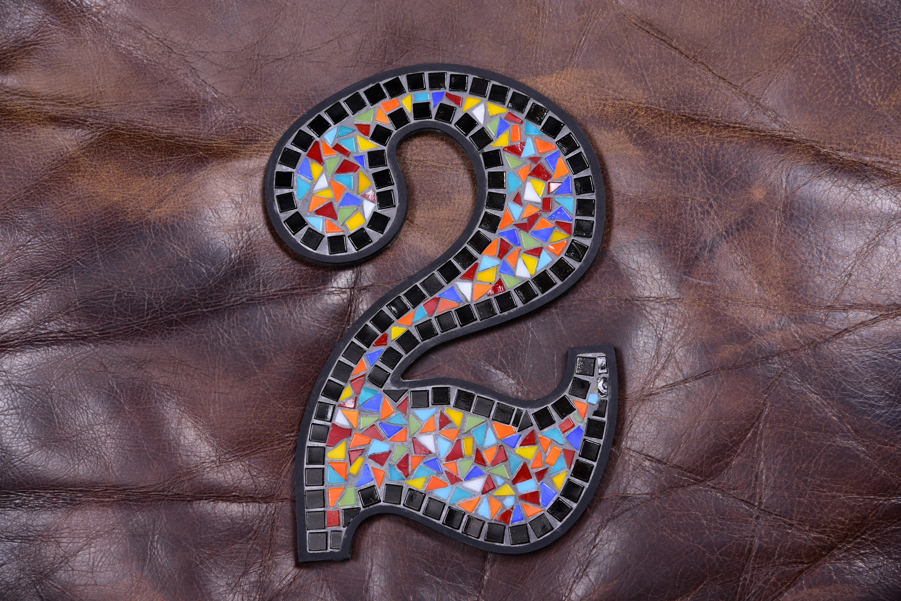 DIY Mosaic Numbers Kits Glass Tiles Crafts Arts Children Adult Etsy UK