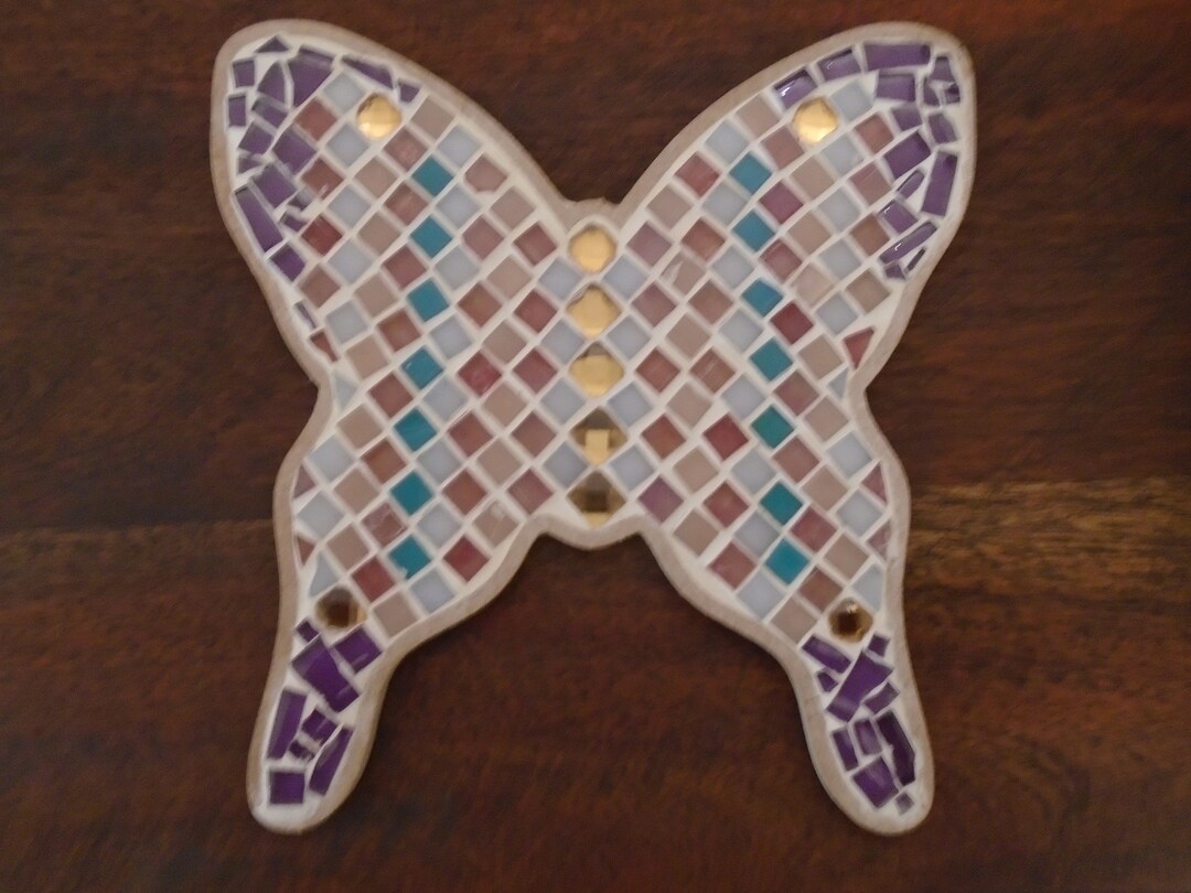 DIY Mosaic Butterfly Kit Etsy