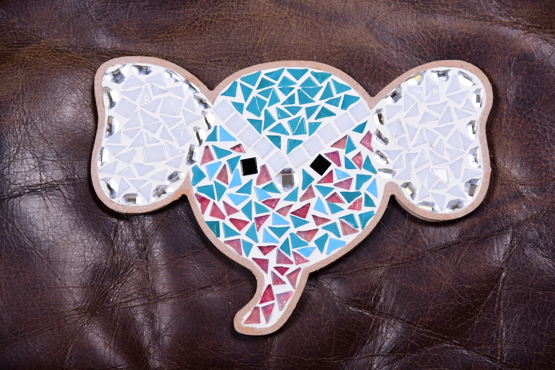 DIY Mosaic ELEPHANT Kit Etsy