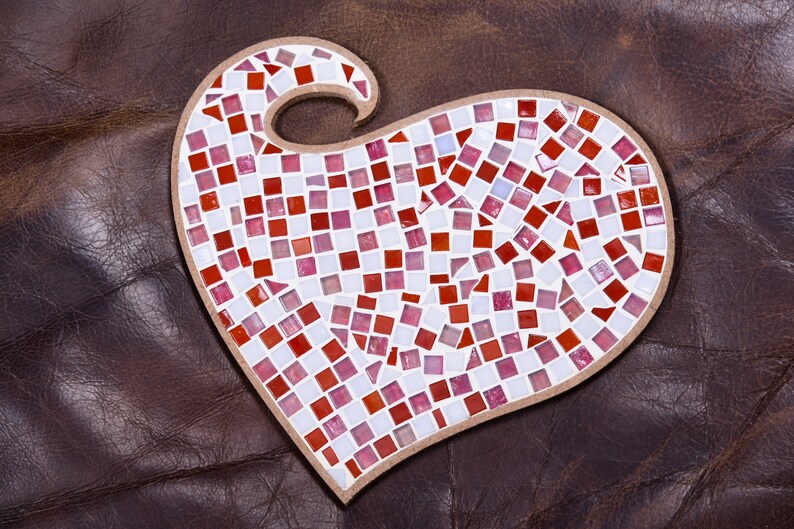 DIY Mosaic HEART KIT Etsy