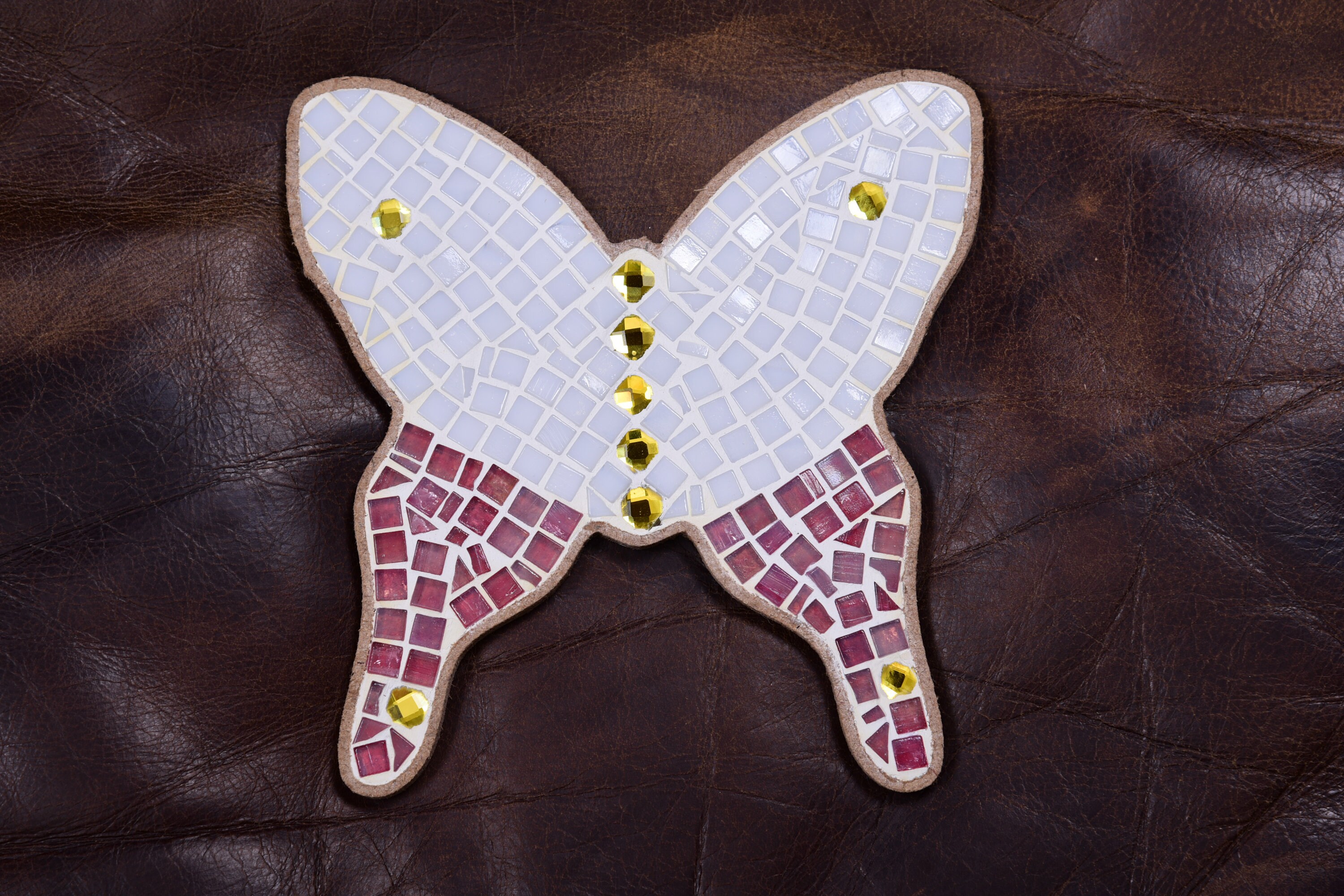 DIY Mosaic Butterfly KIT Glass Tiles Crafts Arts Children Etsy