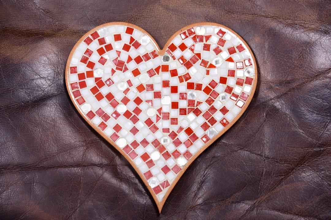 DIY Mosaic HEART KIT Etsy