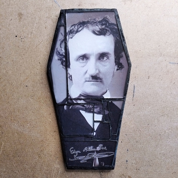 Edgar Allen Poe Scary Classic Poet 2.25" Fridge Magnet 