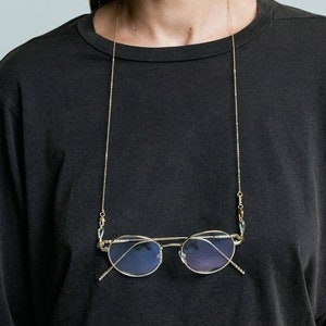 BASIC GOLD Glasses/ Mask Chain Chic Stainless Steel Men Women image 1