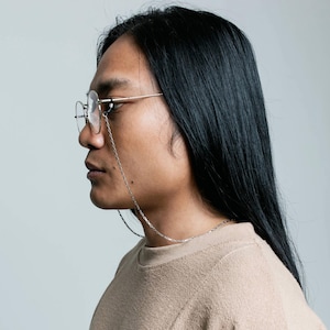 MINIMAL | Silver Glasses Chain | Premium Designer glasses accessory for men and women