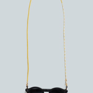 YELLOW BEADS Glasses Chain, Mask Chain Men Women image 3